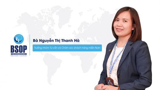 Bà Nguyễn Thị Thanh Hà – Trưởng nhóm Tư vấn, Cố vấn và Chăm sóc khách hàng châu Âu khu vực miền Nam