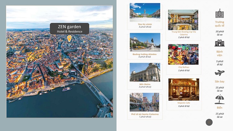 vị trí dự án zen garden hotel & residence