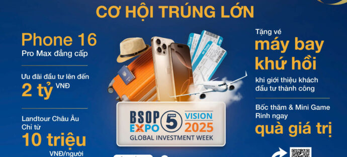 Tham gia BSOP EXPO 5: Nhận ưu đãi và quà tặng lên tới 2 tỷ VNĐ