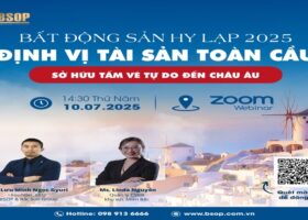 Mời tham dự sự kiện: Đầu tư Bất động sản Hy Lạp 2025: Định vị tài sản toàn cầu và sở hữu tấm vé tự do đến châu Âu