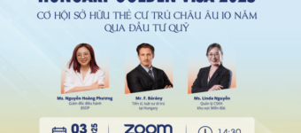 Mời tham dự sự kiện trực tuyến: Golden Visa Hungary 2025 – Cơ hội sở hữu thẻ cư trú châu Âu 10 năm qua quỹ đầu tư