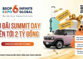BSOP EXPO 6 – Summit Day: Cơ hội nhận iPhone 17 Pro Max, xe VinFast VF3 và ưu đãi đầu tư lên tới 2 tỷ đồng