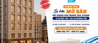 Chính thức mở bán dự án bất động sản “trung tâm của trung tâm” tại châu Âu – Syntagma Central Suites