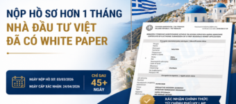 Golden Visa Hy Lạp: Chúc mừng nhà đầu tư nhận “White Paper”
