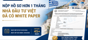 Golden Visa Hy Lạp: Chúc mừng nhà đầu tư nhận “White Paper”