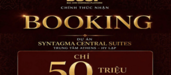 Chính thức nhận Booking dự án SYNTAGMA CENTRAL SUITES