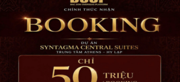 Chính thức nhận Booking dự án SYNTAGMA CENTRAL SUITES
