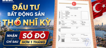 Chúc mừng Nhà đầu tư nhận sổ đỏ bất động sản Thổ Nhĩ Kỳ