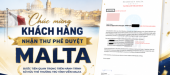 Chúc mừng Khách hàng BSOP nhận Thư phê duyệt Thẻ thường trú Malta sau 5 tháng nộp hồ sơ